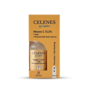 سيروم فيتامين C 12.5% + الشوفان + النياسيناميد Celenes Vitamin C 12.5% + Oats + Niacinamide Active Serum
