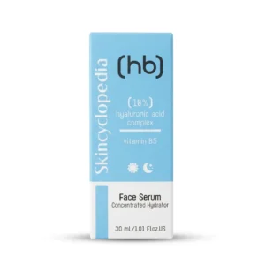 سيروم حمض الهيالورونيك 10% وفيتامين B5 للوجه من سكينسايكلوبيديا (Skincyclopedia 10% Hyaluronic Acid Complex + Vitamin B5 Face Serum 30 ml)