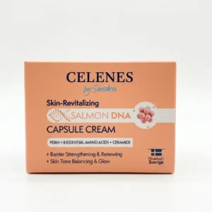 كريم كبسولات حمض الدي إن إيه للسمك السلمون لتجديد البشرة من سيلينز Celenes by Sweden Skin-Revitalizing Salmon DNA Capsule Cream 50 ml