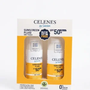 +Celenes Dry Touch Sunscreen Fluid SPF 50 عرض واقي شمس