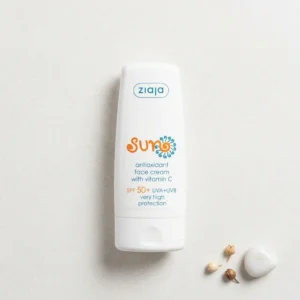 كريم الوجه المضاد للأكسدة ومقاوم الشمس فيتامين سي SPF 50+ من زياجا (Ziaja Sun Antioxidant Face Cream with Vitamin C SPF 50+ 50 ml)